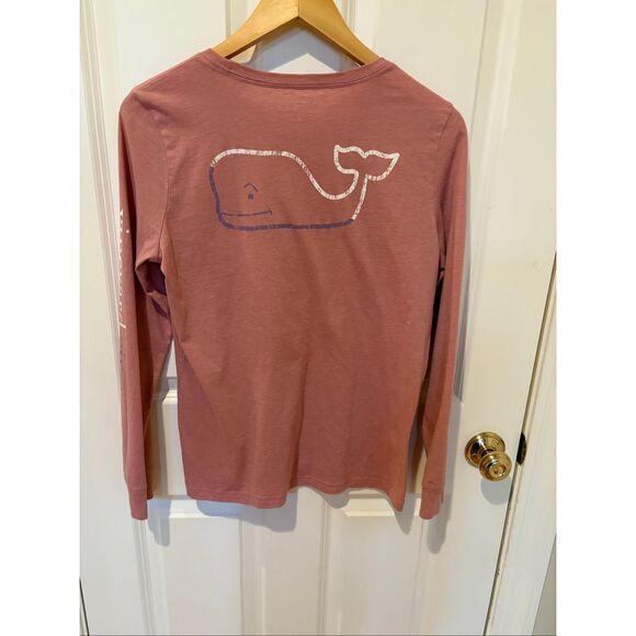 Vineyard Vines Pink Whale Tee, Medium - Picture 4 of 6